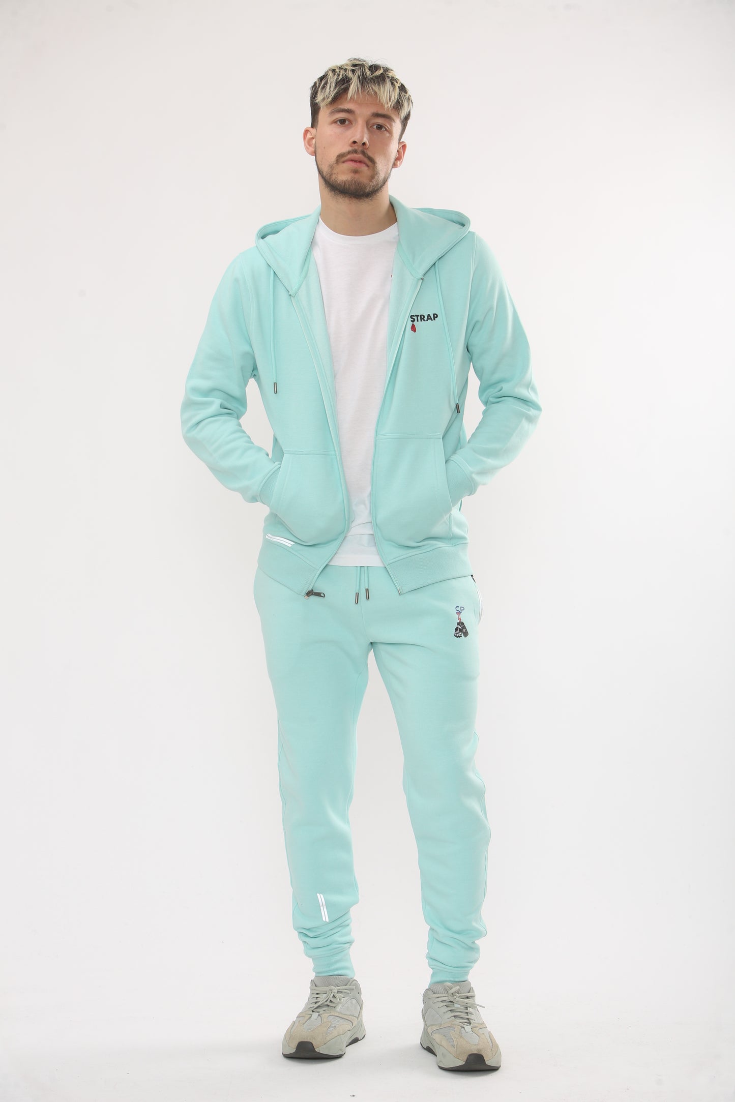 MINT ZIP UP HOODIE WITH MATCHING BOTTOMS
