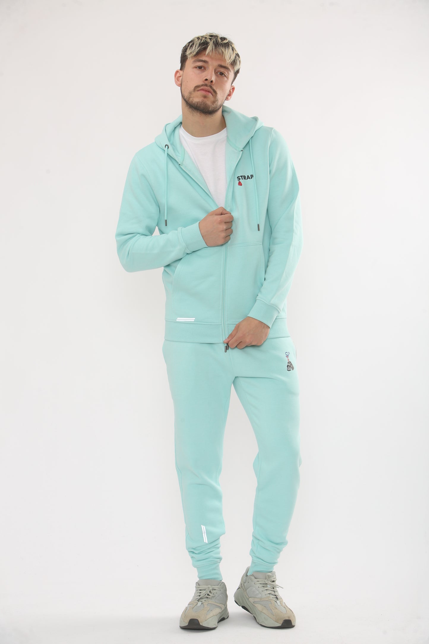 MINT ZIP UP HOODIE WITH MATCHING BOTTOMS