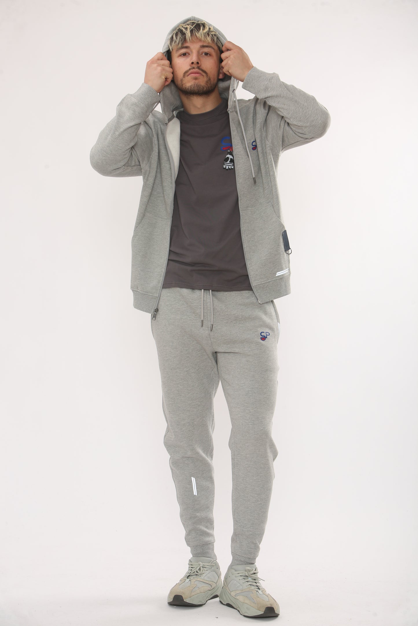 GREY Men's Full-Zip Tech Hoodie