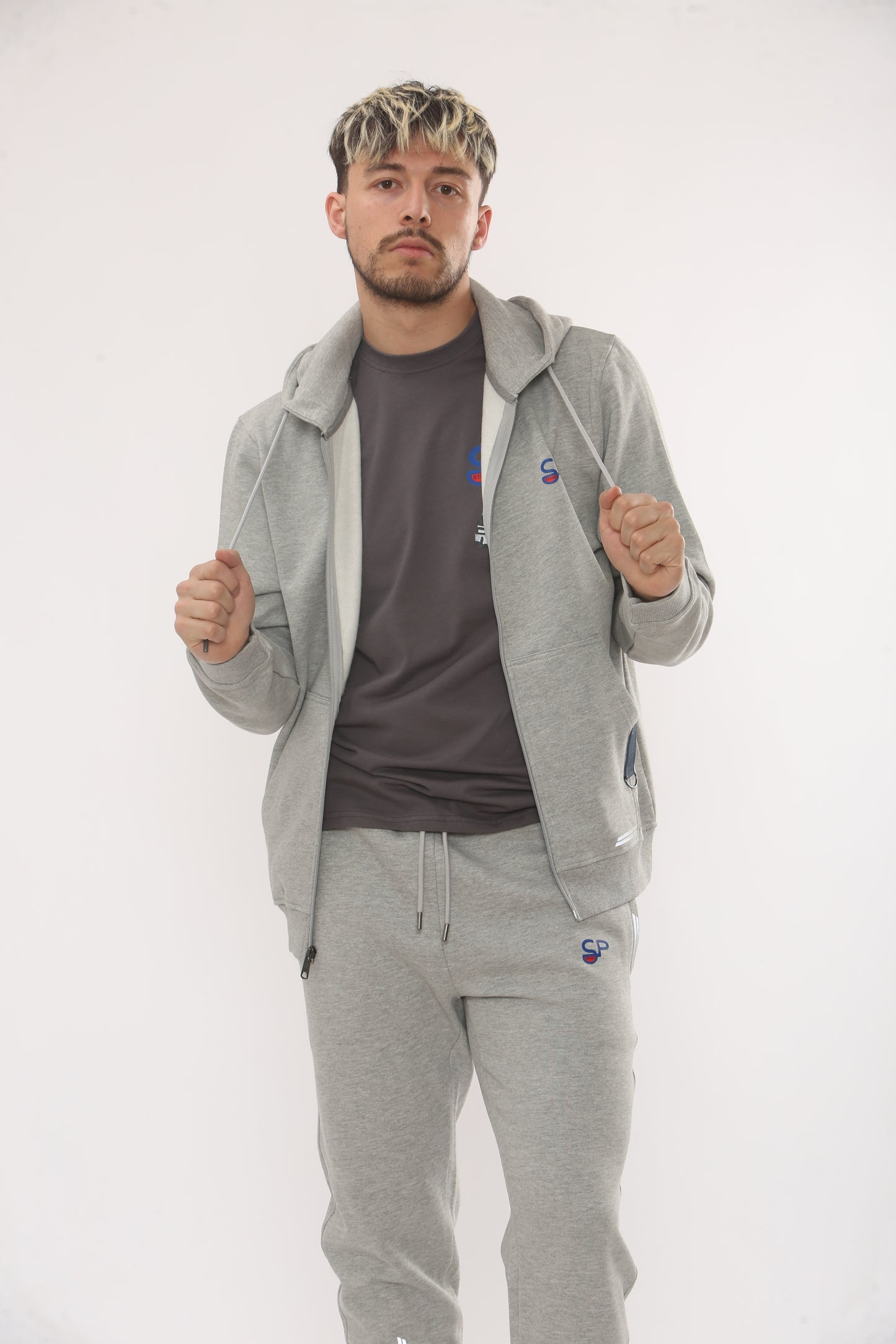 GREY Men's Full-Zip Tech Hoodie