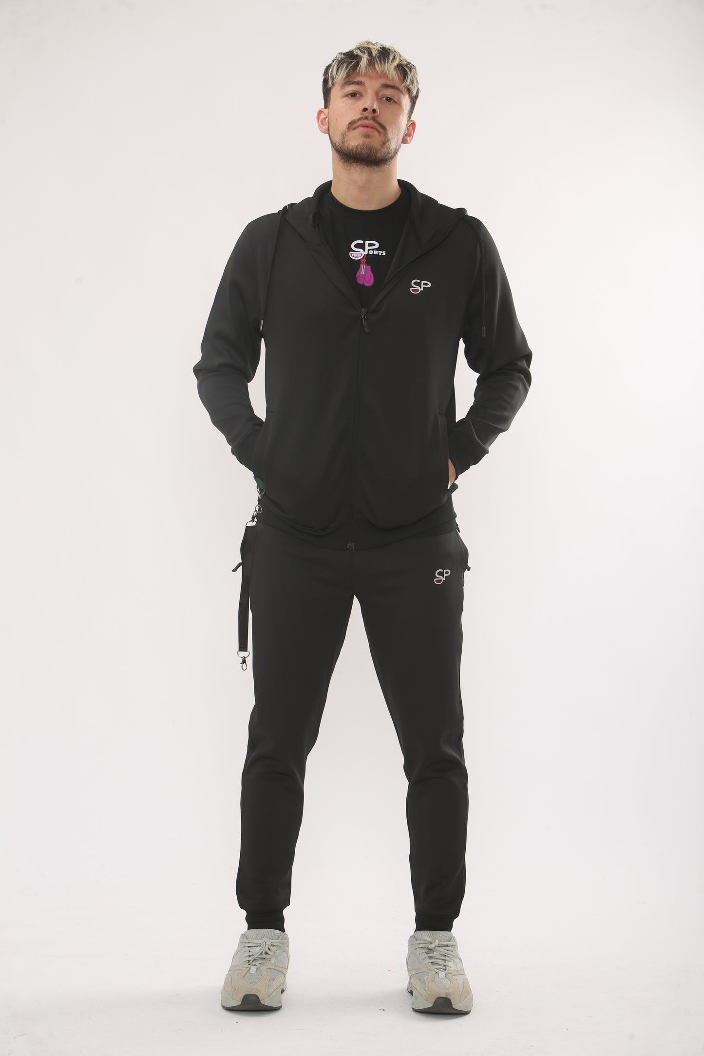 BLACK TRAINING TRACKSUIT