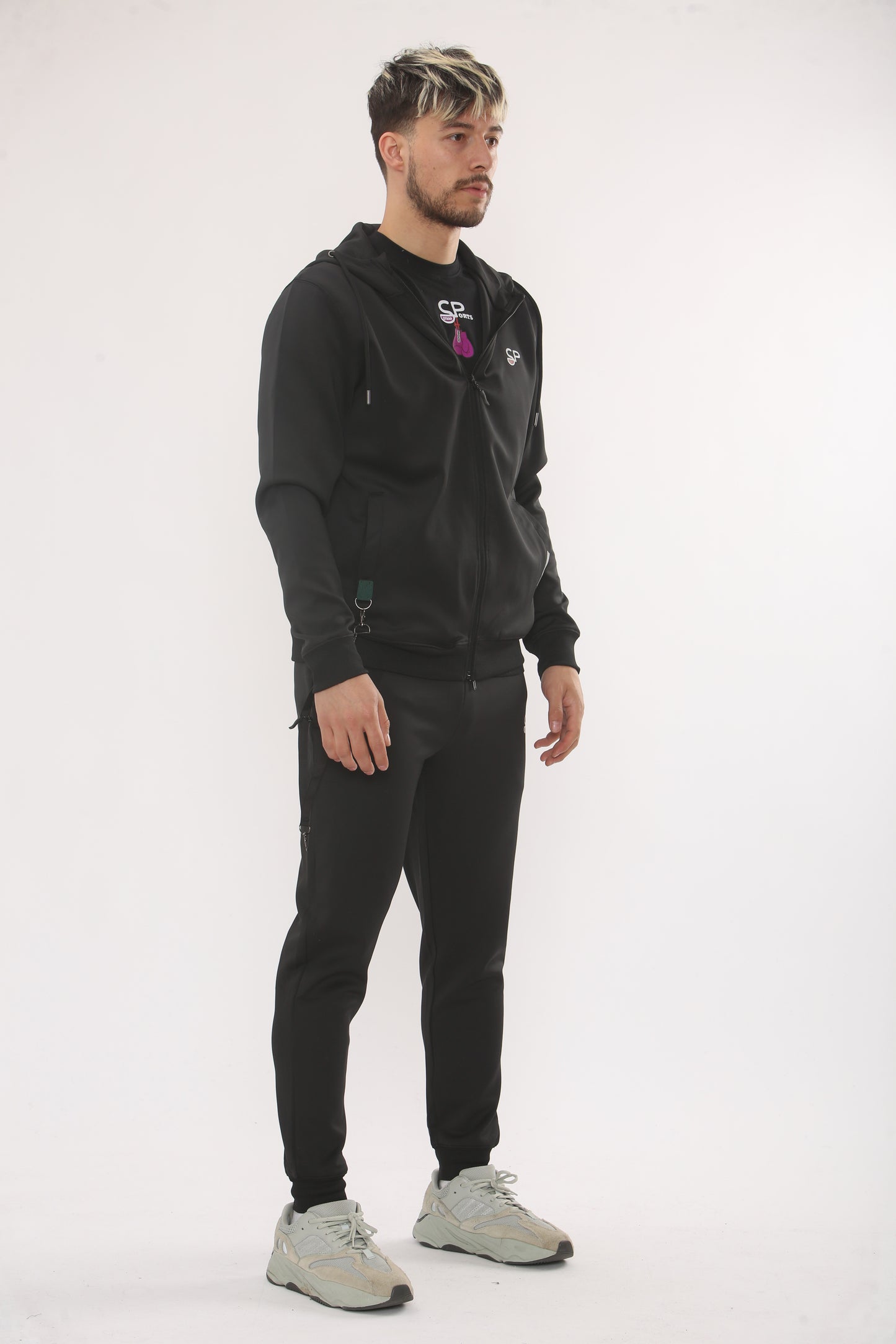 BLACK TRAINING TRACKSUIT
