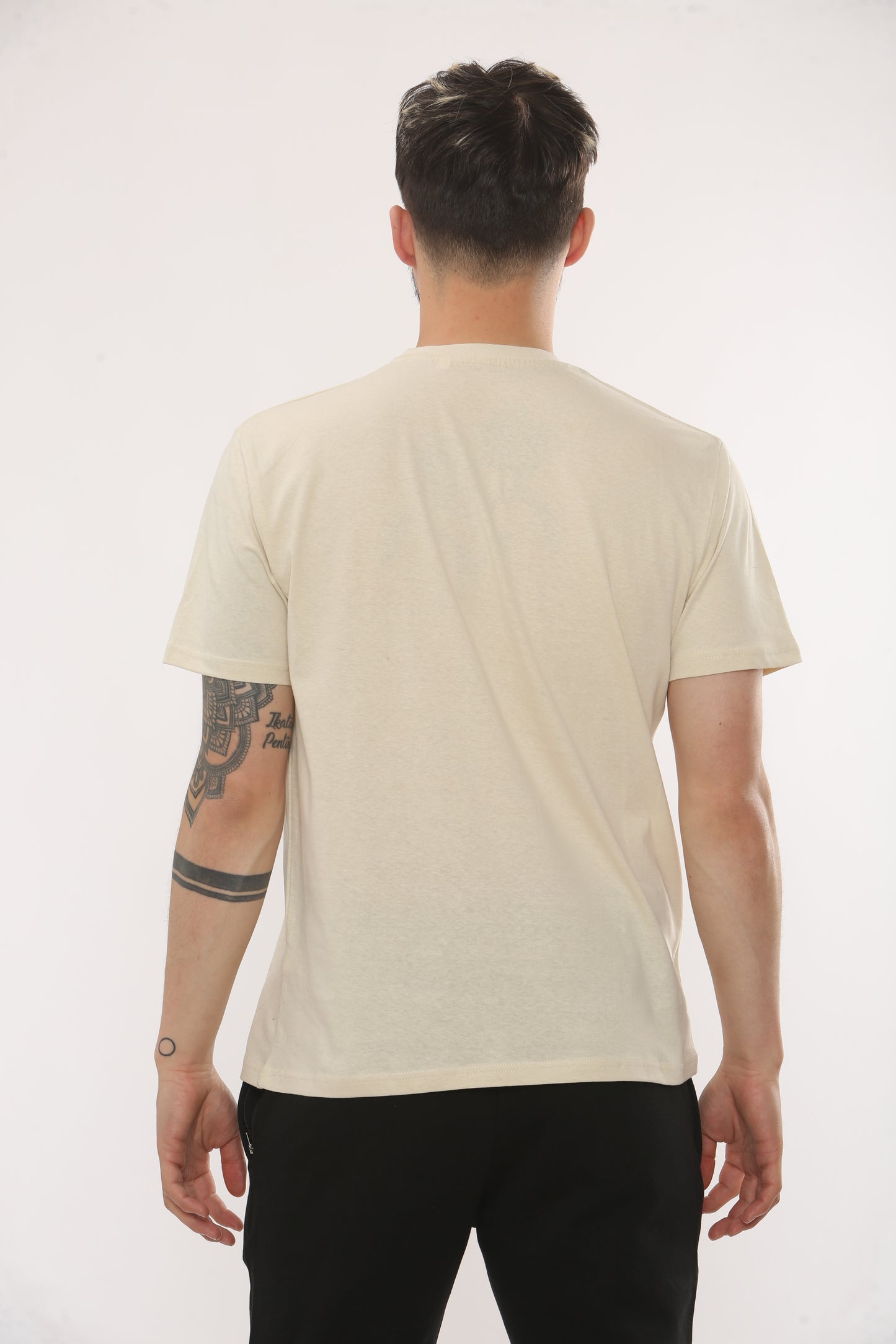 STRAP SPORTS PRINT CREW NECK TSHIRT