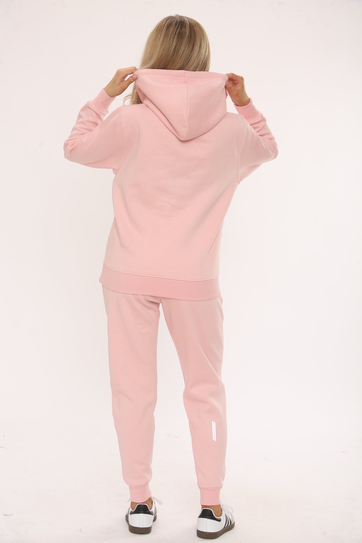 HOT PINK COTTON HOODIE AND JOGGERS WITH STRAP CONNECTION BOXING EDITION
