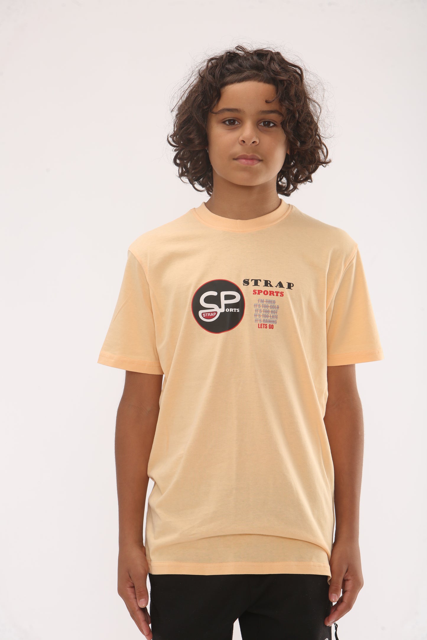 FRONT CHEST LOGO CREW NECK TSHIRT