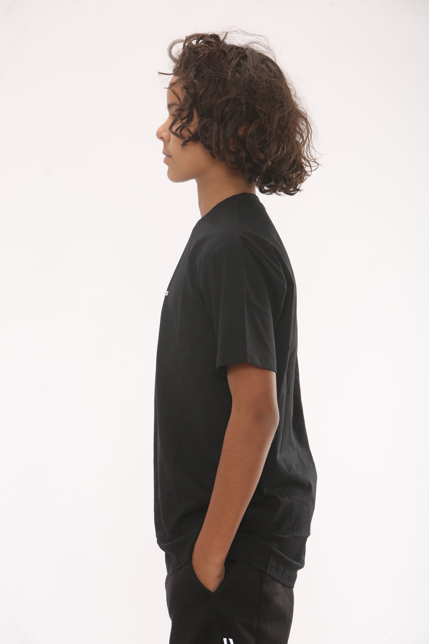 BLACK Crew Neck Boxing Edtion Tee