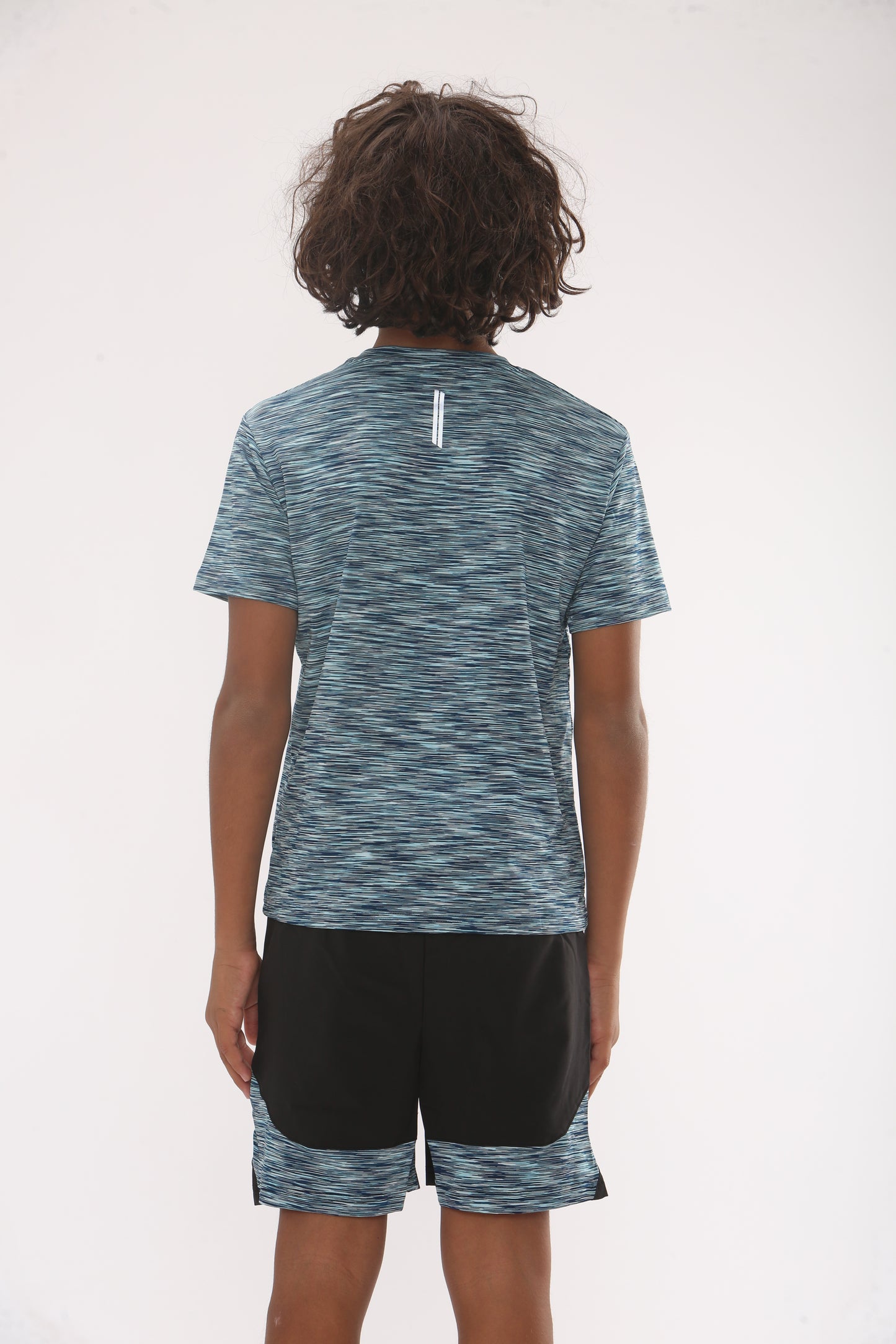 BLUE T SHIRT AND SHORTS MMA EDITION LOGO