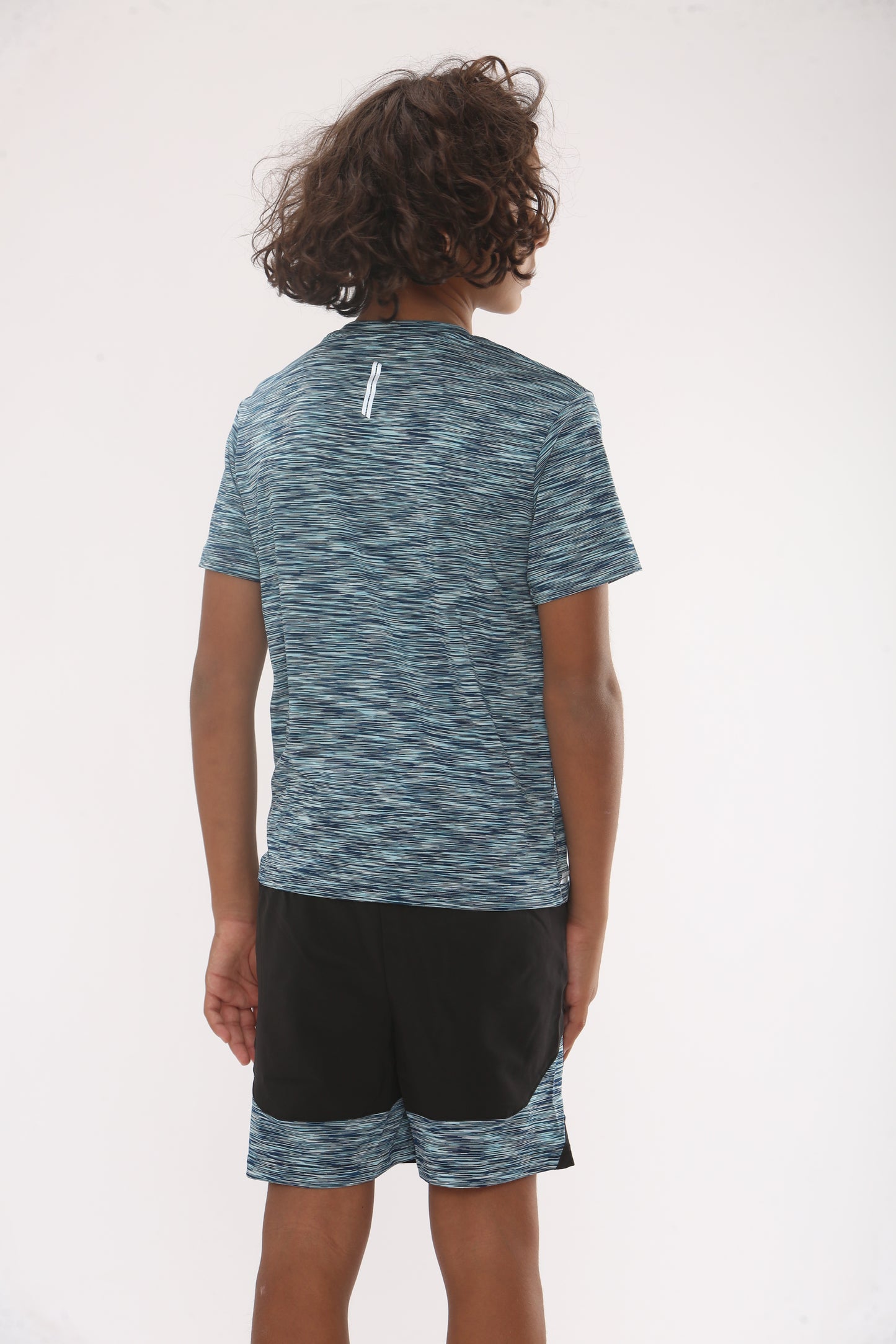 BLUE T SHIRT AND SHORTS MMA EDITION LOGO