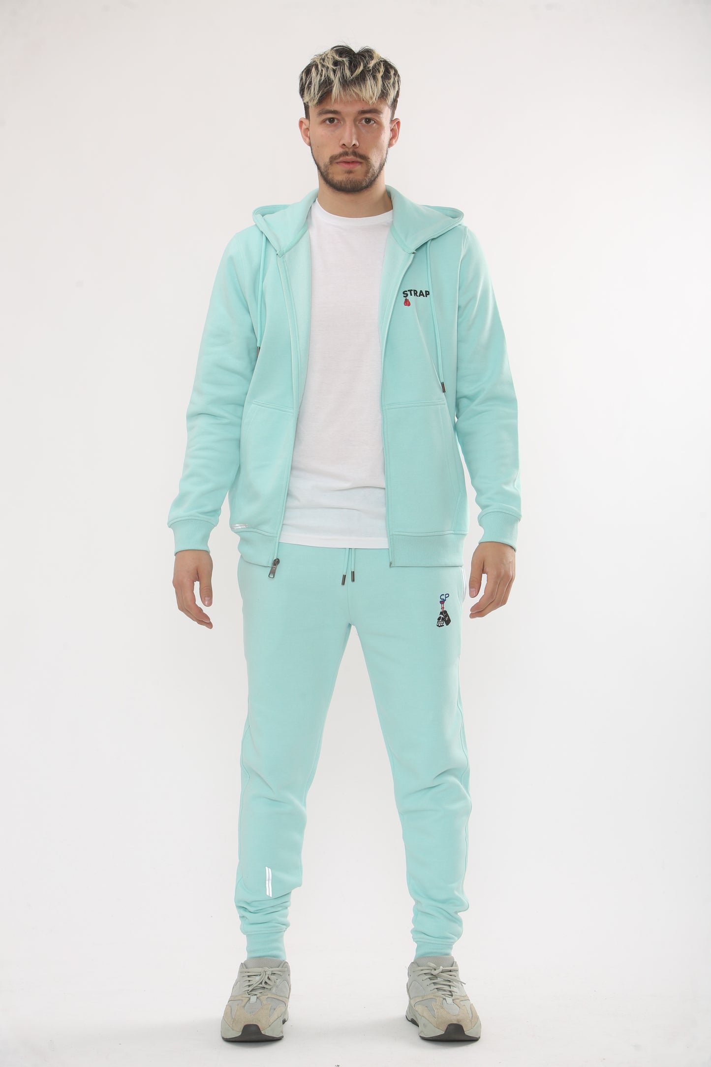 MINT ZIP UP HOODIE WITH MATCHING BOTTOMS