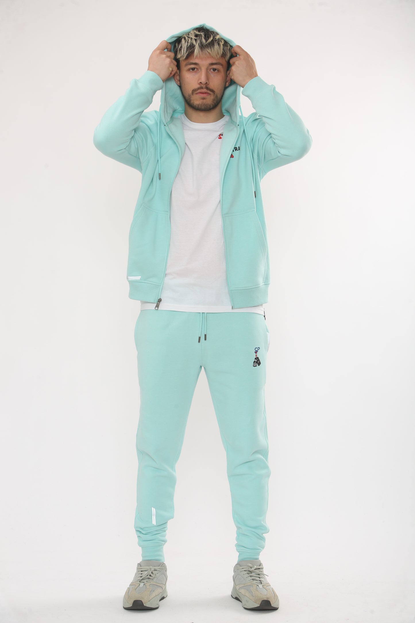 MINT ZIP UP HOODIE WITH MATCHING BOTTOMS
