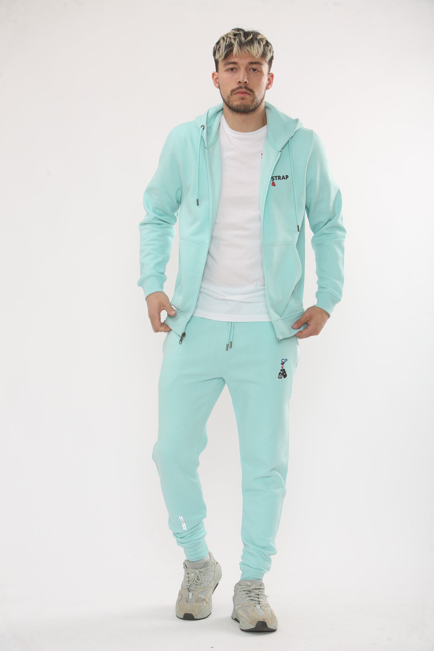 MINT ZIP UP HOODIE WITH MATCHING BOTTOMS
