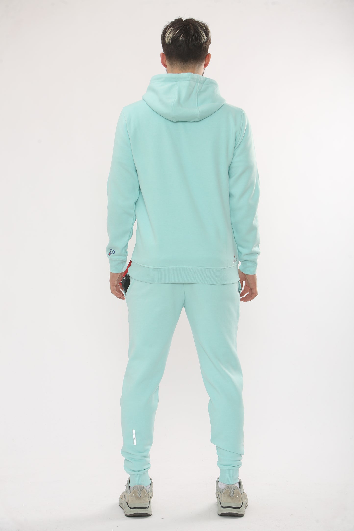 MINT HOODIE AND BOTTOM SET WITH SIDE STRAP CONNECTION