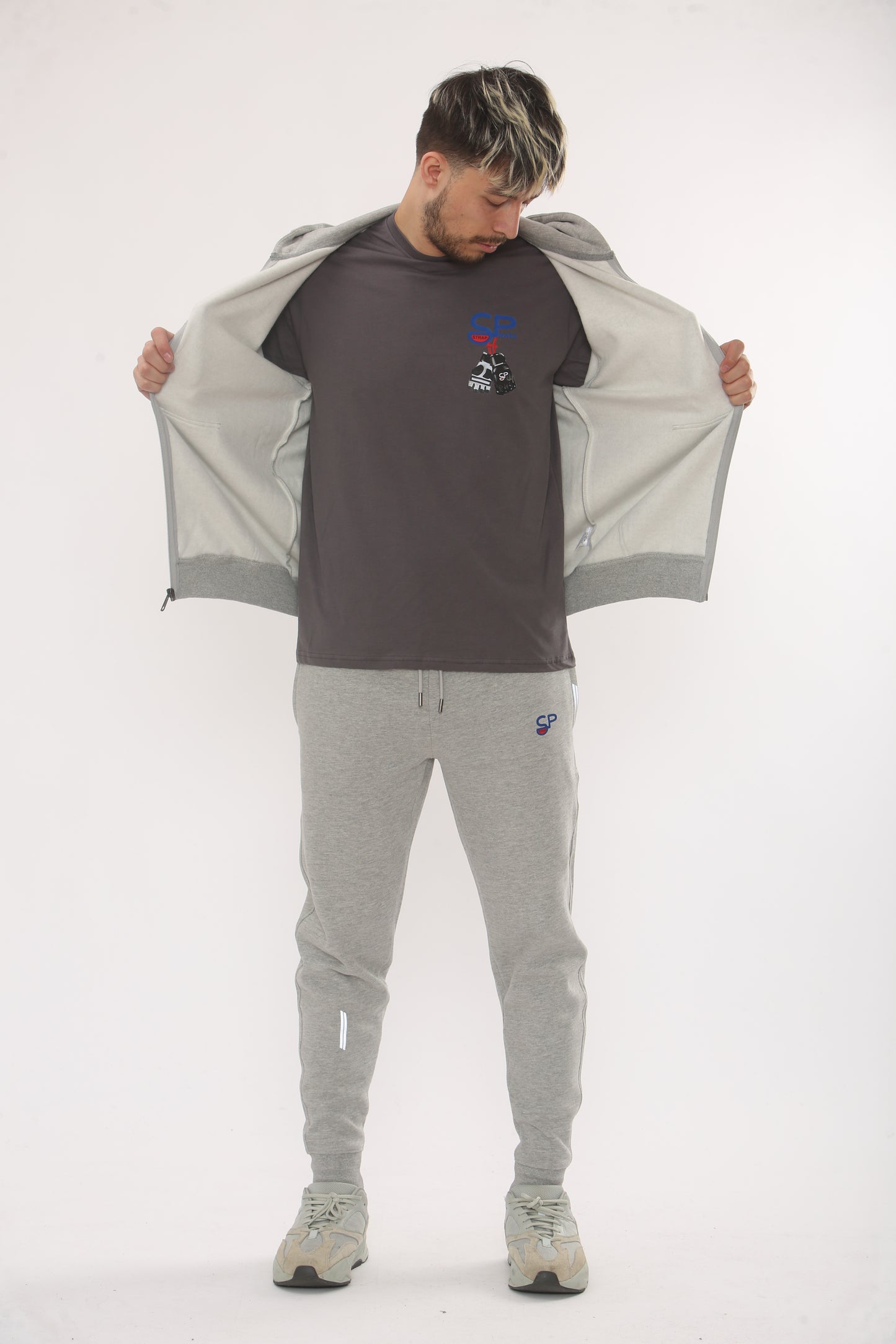 GREY Men's Full-Zip Tech Hoodie