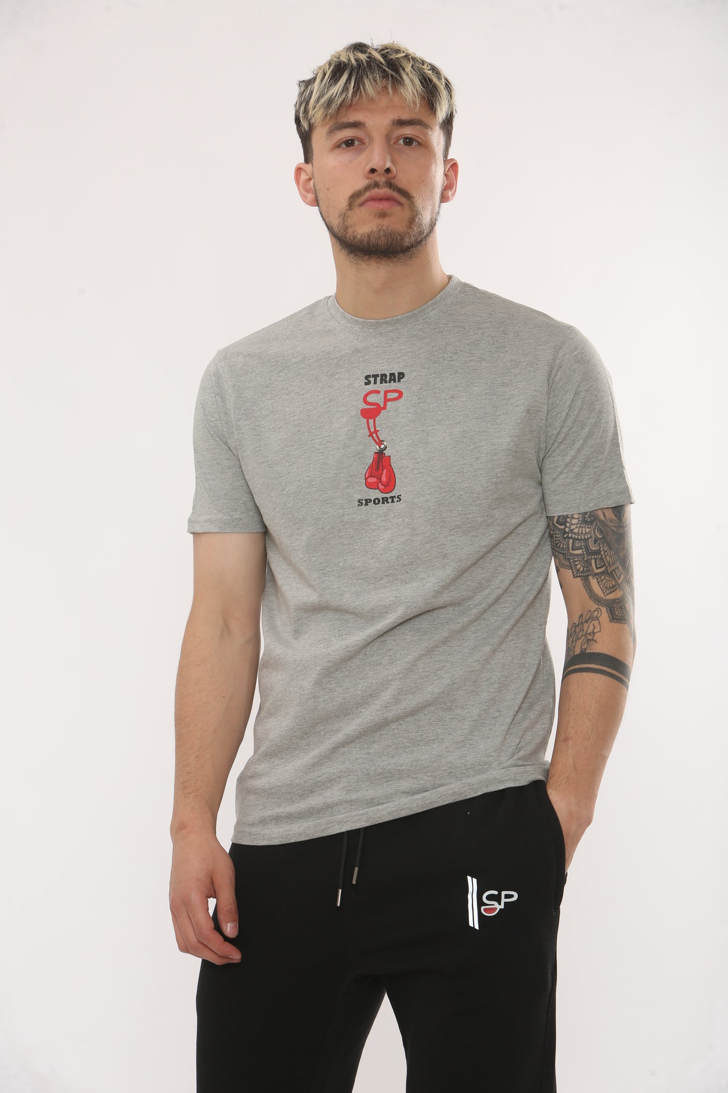 GREY CREW KNECK TSHIRT