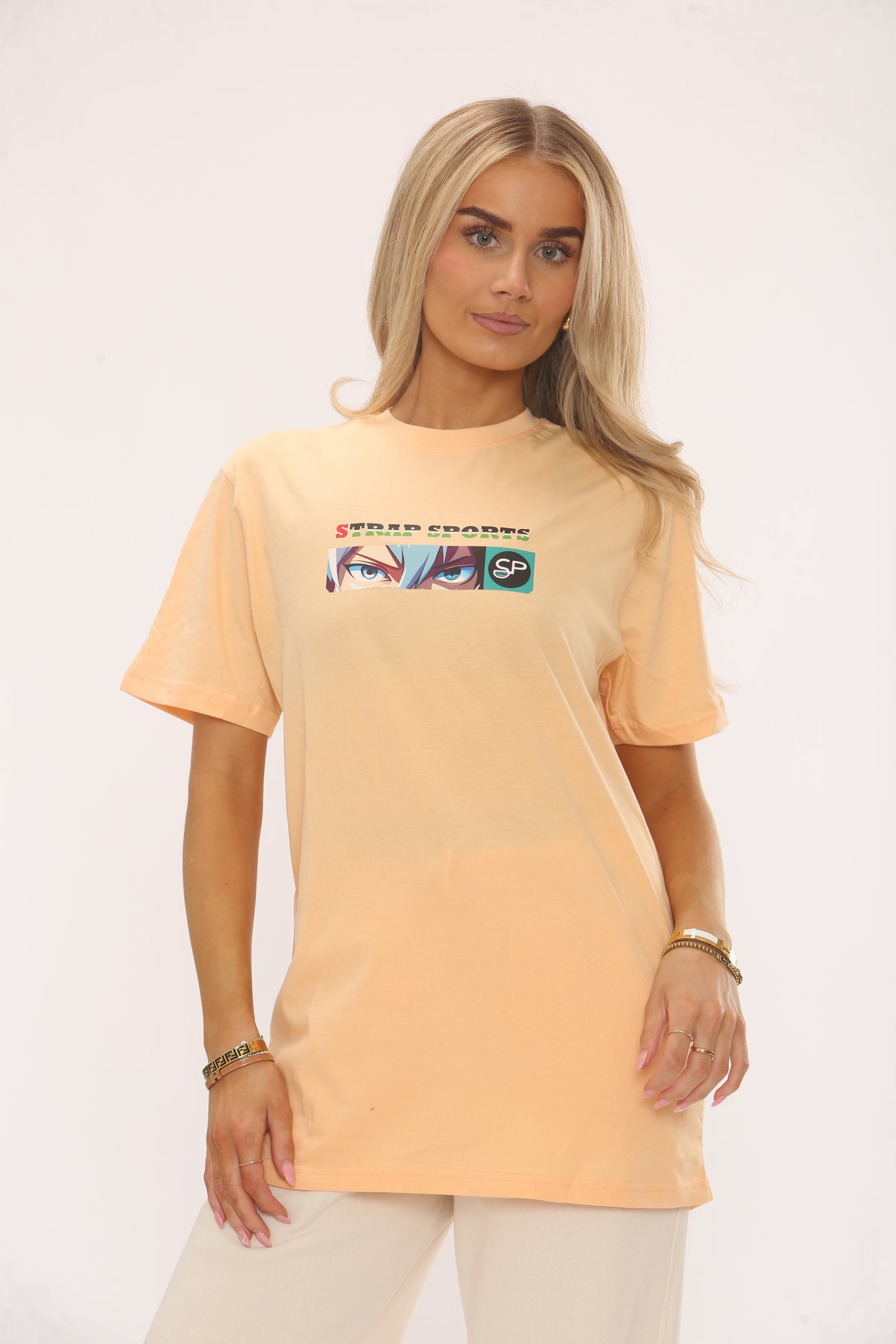 CREW NECK TSHIRT with animi design and logo