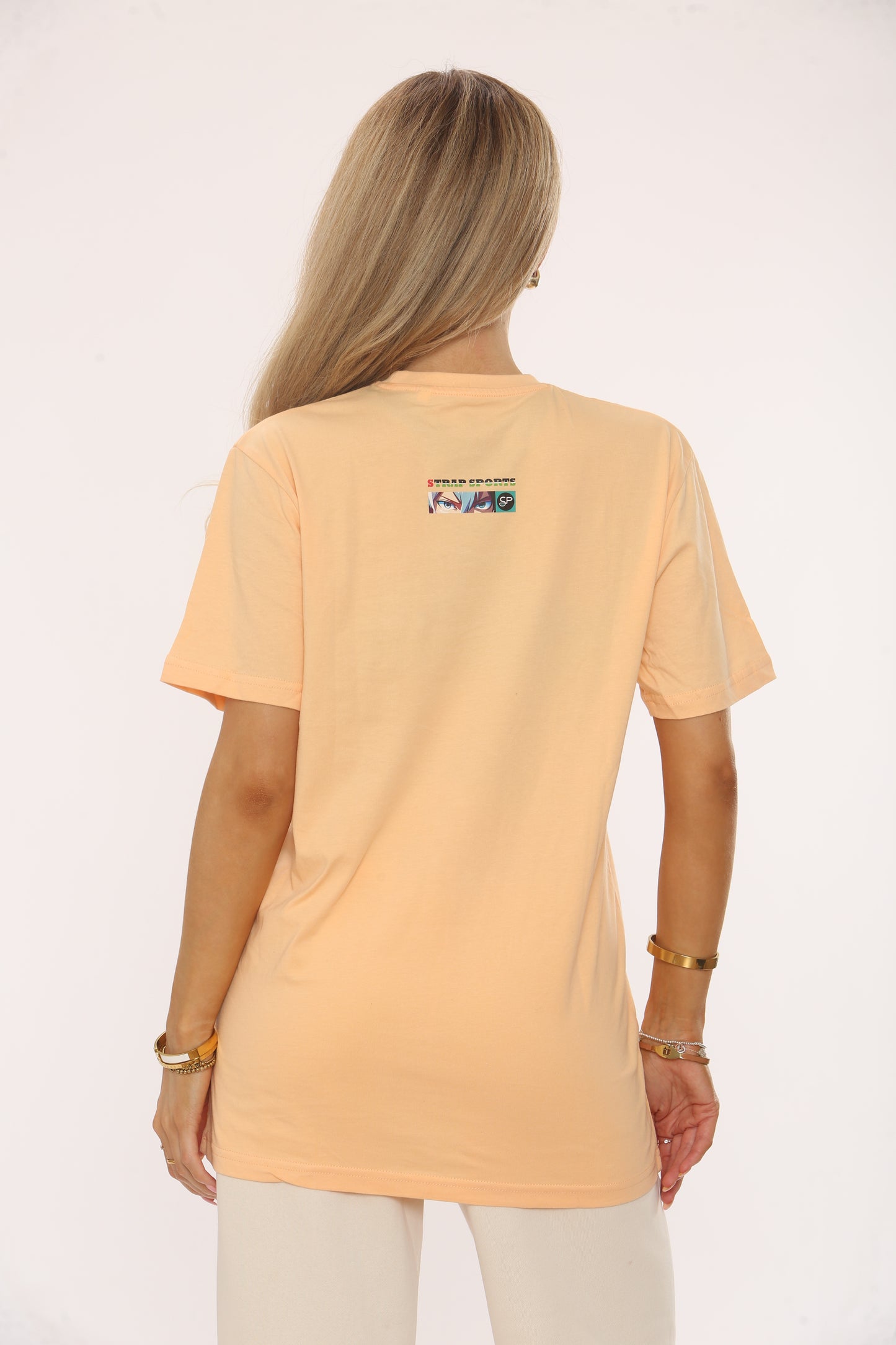 CREW NECK TSHIRT with animi design and logo